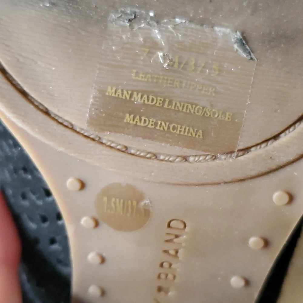 Lucky Brand Peep Toe Block Heel Bootie - Picture 8 of 9